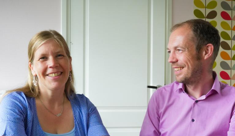 Gerdien en Maarten Blom uit Een huis vol