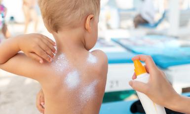 KVW - kinderzonnebrand zonnebrandcrème kinderen