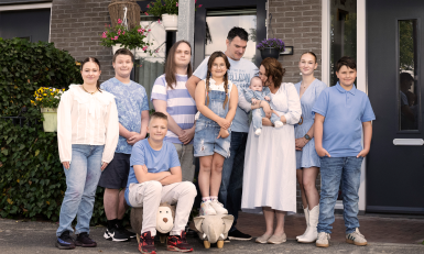 Familie Wildeman uit Een huis vol