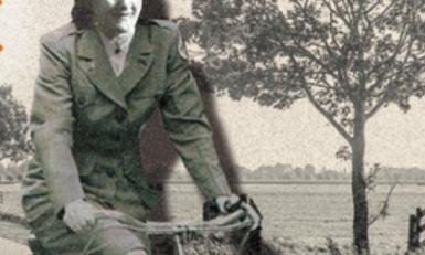 Tante Jos op de fiets